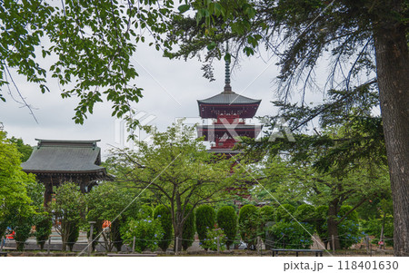 青森 金剛山最勝院の境内風景 118401630