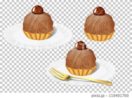 Japanese Chestnut Mont Blanc Tart, Autumn 118401700