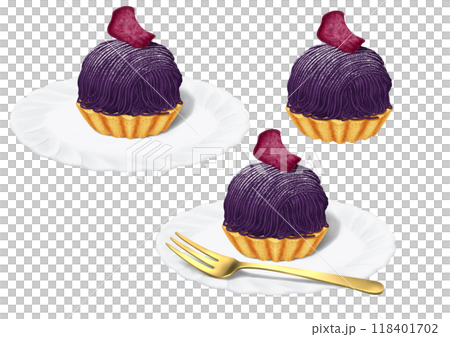 紅イモのモンブランタルト　秋 118401702