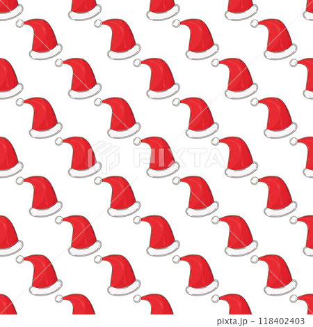 Christmas background. Seamless pattern in hand draw style Christmas background. Seamless pattern in hand draw style 118402403
