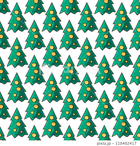Christmas holidays. Seamless pattern in hand draw style 118402417