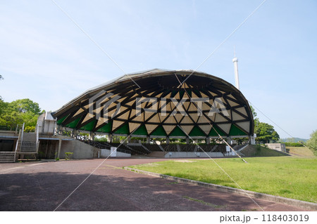 香川県坂出市_瀬戸大橋記念公園マリンドーム4_2024年5月 118403019