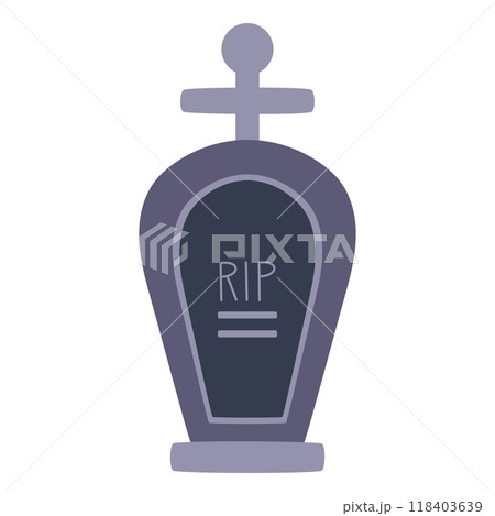 halloween illustration headstone isolated halloween illustration headstone isolated 118403639