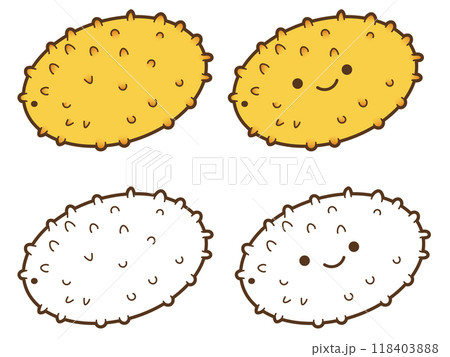 ツノニガウリのイラスト 118403888