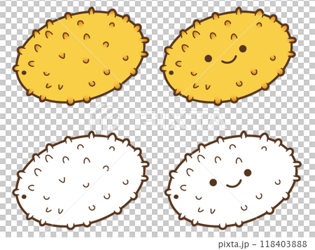 ツノニガウリのイラスト 118403888