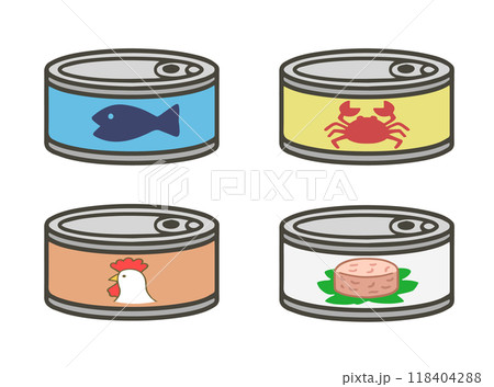 缶詰のイラスト 118404288