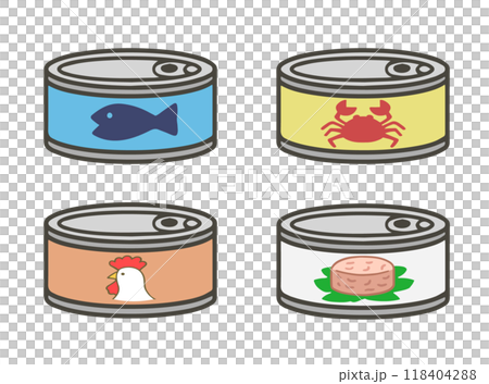 缶詰のイラスト 118404288