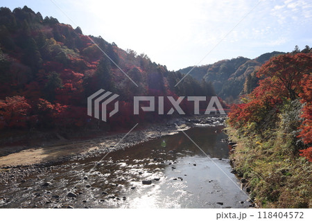 豊田市香嵐渓 香嵐渓紅葉狩り 紅葉 香嵐渓 もみじ 豊田市香嵐渓 香嵐渓紅葉狩り 紅葉 香嵐渓 もみじ 118404572