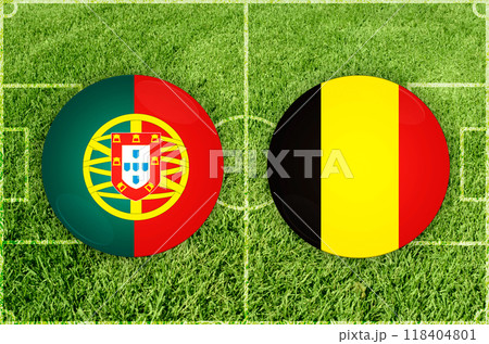 Portugal vs Belgium football match Portugal vs Belgium football match 118404801