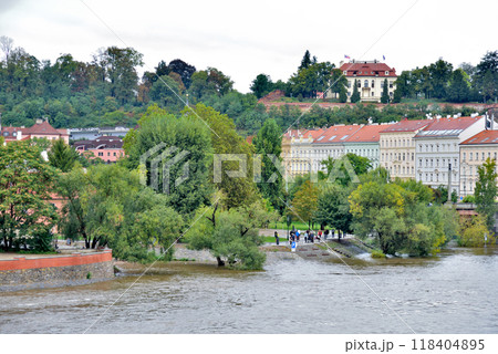 High water levelHigh water levels on Vltava, after storm Boris caused torrential floods in Europe, in Pragues on Vltava, after storm Boris caused torrential floods in Europe, in Prague, Czech Republic High water levelHigh water levels on Vltava, after storm Boris caused torrential floods in Europe, in Pragues on Vltava, after storm Boris caused torrential floods in Europe, in Prague, Czech Republic 118404895