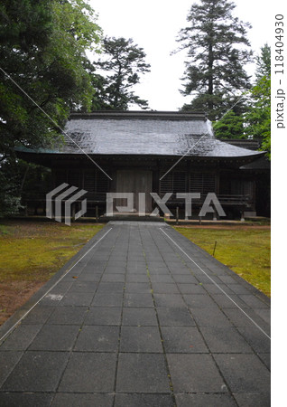 倭文(しとり・しずり)神社の拝殿(鳥取県東伯郡湯梨浜町大字宮内754) 倭文(しとり・しずり)神社の拝殿(鳥取県東伯郡湯梨浜町大字宮内754) 118404930