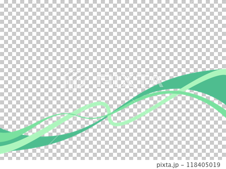 簡單的波浪曲線商業背景。綠色抽象設計。 118405019