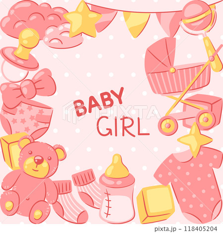 Baby shower frame. New born baby boy Happy Birthday. Baby shower frame. New born baby boy Happy Birthday. 118405204