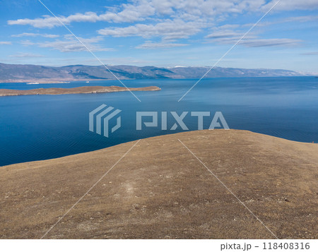 Lake Baikal. the steppes of Olkhon. Warm autumn days. 118408316