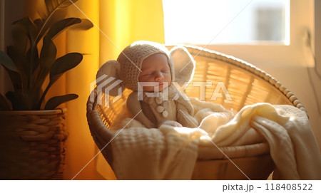 Newborn Baby Elephant Costume Photoshoot Newborn Baby Elephant Costume Photoshoot 118408522