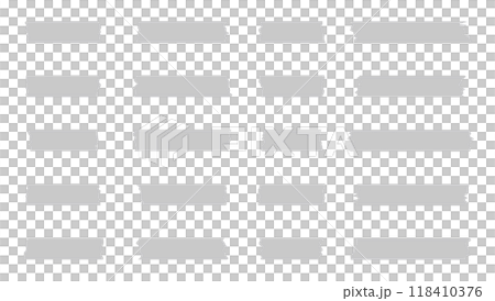 Masking simple gray silhouette set 118410376