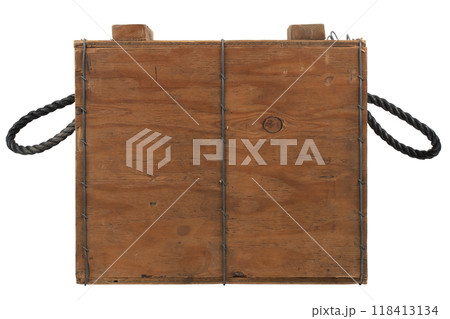Ammunition crate isolated on white Ammunition crate isolated on white 118413134