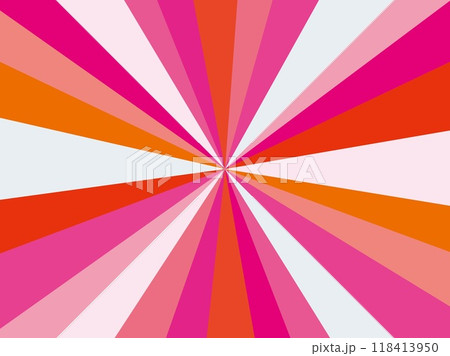 幾何学模様　三角形　キュート 118413950