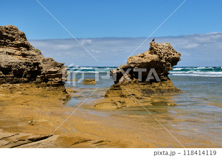 Sculptured rocks - Point Lonsdale Sculptured rocks - Point Lonsdale 118414119