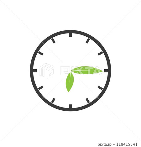 business clock logo template 118415341