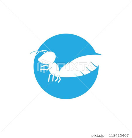 Ant Logo template vector illustration design Ant Logo template vector illustration design 118415407