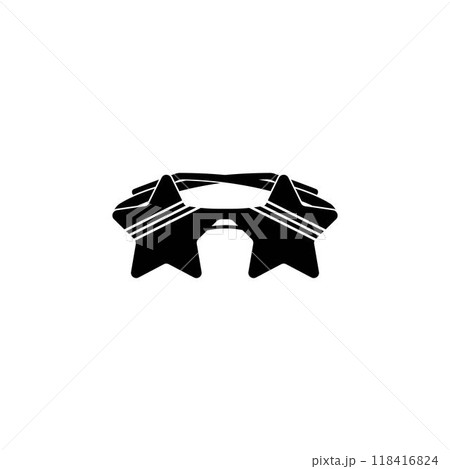 glasses icon Vector Illustration on the white background. 118416824