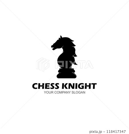 Chess pieces vector illustration. Chess Pieces: King, Knight, Rook, Pawns on a chessboard. Isolated on a white background Chess pieces vector illustration. Chess Pieces: King, Knight, Rook, Pawns on a chessboard. Isolated on a white background 118417347