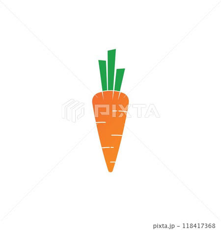 Creative and modern sweet carrot for fruit, vegetable and restaurant logo design vector editable on white background Creative and modern sweet carrot for fruit, vegetable and restaurant logo design vector editable on white background 118417368