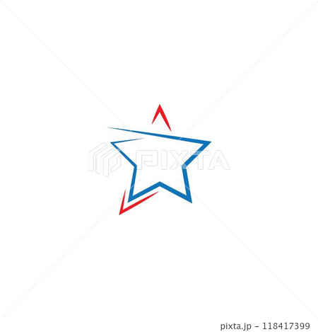 Star Logo Template vector icon illustration design 118417399