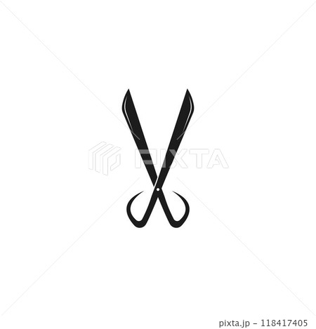 Scissors icon vector illustration. 118417405