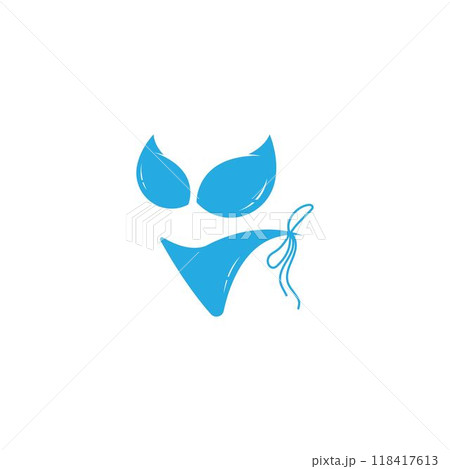 Bikini Logos Vector Template. Swimsuit Logo Design Bikini Logos Vector Template. Swimsuit Logo Design 118417613