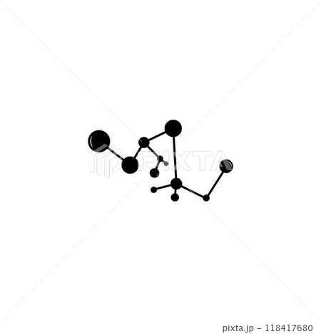 Molecule logo template vector icon 118417680