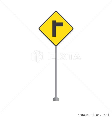 Road sign icon 118420381