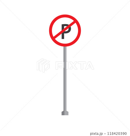 Road sign icon 118420390