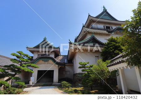 和歌山城の大天守と小天守 118420432