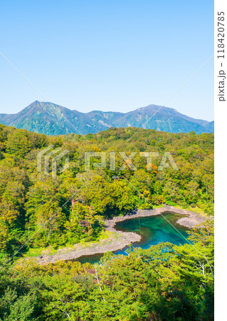秋の焼石岳登山（つぶ沼コース）：石沼と天竺山・経塚山 118420785