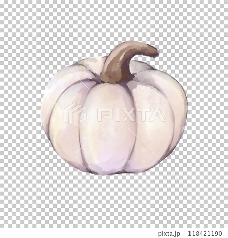 水彩で描いたハロウィンのかぼちゃ 118421190