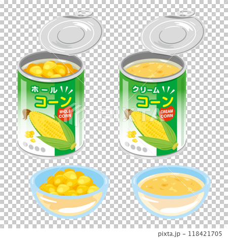 Canned corn set Canned corn set 118421705
