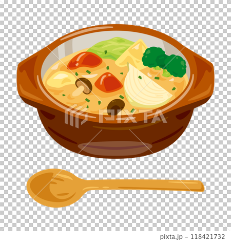 盤子裡的蔬菜湯 118421732