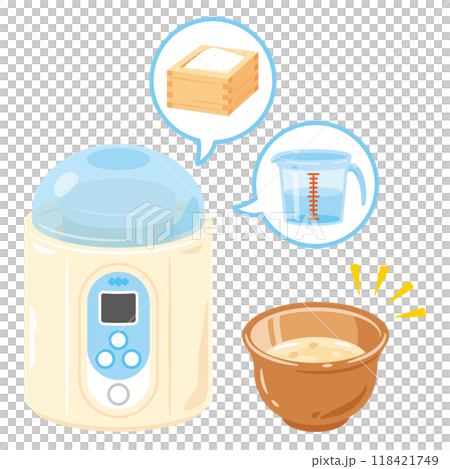 Making Amazake with a Yogurt Maker Making Amazake with a Yogurt Maker 118421749