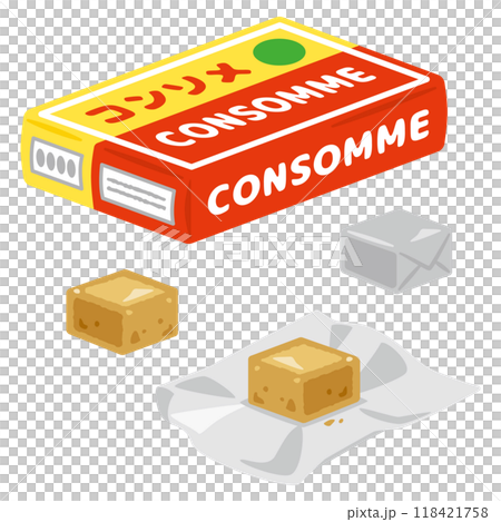 箱入りのコンソメセット 118421758