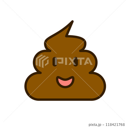 笑顔 うんこ もしくは チョコクリーム アイコン 笑顔 うんこ もしくは チョコクリーム アイコン 118421768