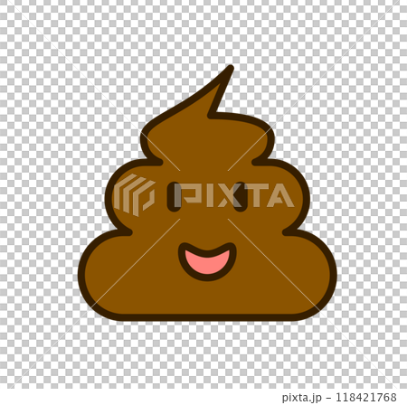笑顔 うんこ もしくは チョコクリーム アイコン 笑顔 うんこ もしくは チョコクリーム アイコン 118421768