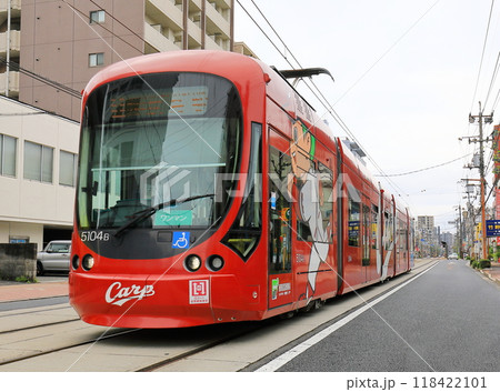 カープラッピング電車 カープラッピング電車 118422101