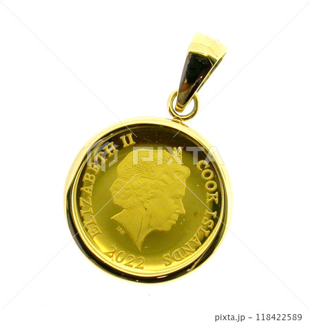 エリザベス金貨ペンダントトップ 118422589
