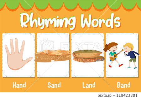 Rhyming Words for Kids Rhyming Words for Kids 118423881