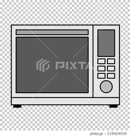 側面有開關的微波爐插圖 側面有開關的微波爐插圖 118424050