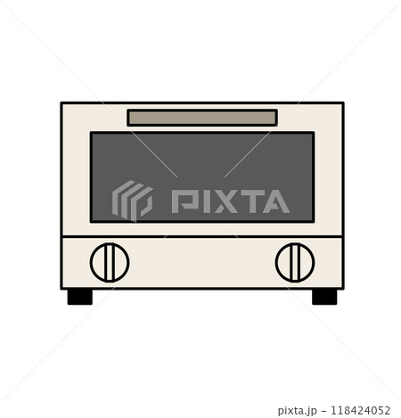 下側にスイッチのついたトースターのイラスト 下側にスイッチのついたトースターのイラスト 118424052