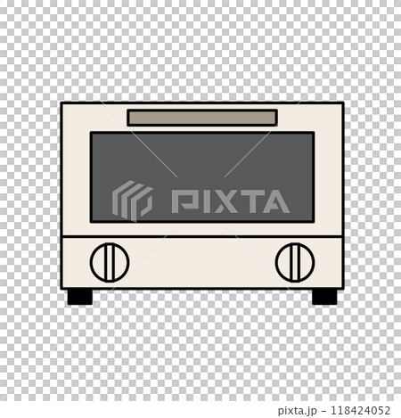 下側にスイッチのついたトースターのイラスト 下側にスイッチのついたトースターのイラスト 118424052