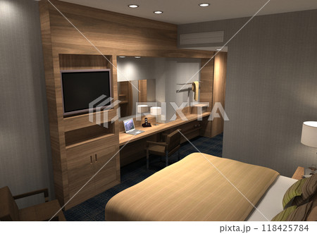 residential interior visualization, 3D illustration, cg 118425784